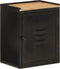 vidaXL - Badkamerkast - 40x30x50 - cm - ijzer - en - massief - mangohout