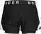 Under Armour Play Up 2-in-1 Shorts Dames Sportbroek - Zwart - Maat S