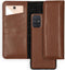 Selencia Hoesje Met Pasjeshouder Geschikt voor Samsung Galaxy A71 - Selencia Eny Uitneembare Vegan Lederen Clutch - Bruin