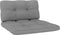 vidaXL - Palletkussens - 2 - st - stof - grijs