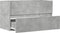 vidaXL - Wastafelkast - 90x38,5x45 - cm - spaanplaat - betongrijs