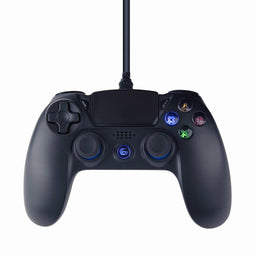 Gembird JPD-PS4U-01 - Gamecontroller - Bedraad met LED lichtstrip - Zwart