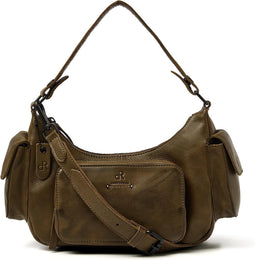 dR Amsterdam Hand Schoudertas | Dames schoudertas | Handstas dames | Crossbody tas dames | Tampa - 933737 Olive