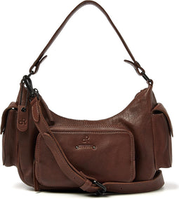 dR Amsterdam Hand Schoudertas | Dames schoudertas | Handstas dames | Crossbody tas dames | Tampa - 933737 Brown