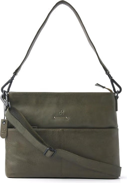 dR Amsterdam Hand Schoudertas | Dames schoudertas | Handstas dames | Crossbody tas dames | Tampa - 933543 Olive