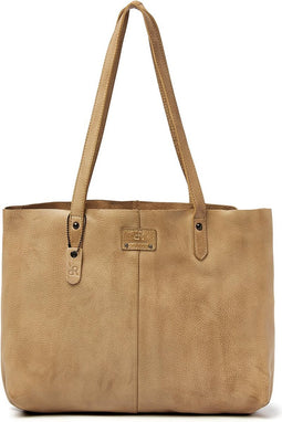 dR Amsterdam Handtas | Dames shopper | Dames schoudertas | Leren shopper | Tampa - 933727 Beige