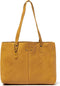 dR Amsterdam Handtas | Dames shopper | Dames schoudertas | Leren shopper | Tampa - 933727 Yellow