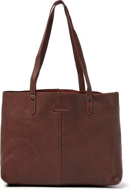 dR Amsterdam Handtas | Dames shopper | Dames schoudertas | Leren shopper | Tampa - 933727 Brown