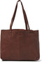 dR Amsterdam Handtas | Dames shopper | Dames schoudertas | Leren shopper | Tampa - 933727 Brown