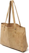 dR Amsterdam Handtas | Dames shopper | Dames schoudertas | Leren shopper | Tampa - 933727 Beige
