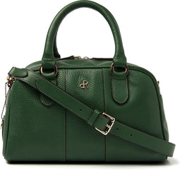 dR Amsterdam Schoudertas | Schoudertas dames | Crossbody tas dames | Handtassen dames | Leren schoudertas | Mint - 1103748 Green