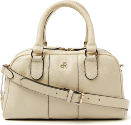 dR Amsterdam Schoudertas | Schoudertas dames | Crossbody tas dames | Handtassen dames | Leren schoudertas | Mint - 1103748 Nude
