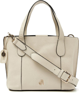 dR Amsterdam Schoudertas | Schoudertas dames | Crossbody tas dames | Handtassen dames | Leren schoudertas | Mint - 1103749 Nude