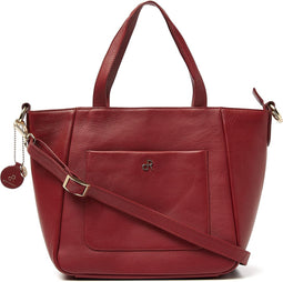 dR Amsterdam Schoudertas | Schoudertas dames | Crossbody tas dames | Handtassen dames | Leren schoudertas | Faggio - 903710 Chili Pepper