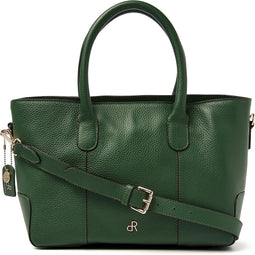 dR Amsterdam Schoudertas | Schoudertas dames | Crossbody tas dames | Handtassen dames | Leren schoudertas | Mint - 1103747 Green