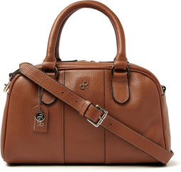 dR Amsterdam Schoudertas | Schoudertas dames | Crossbody tas dames | Handtassen dames | Leren schoudertas | Mint - 1103748 Mocha