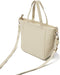 dR Amsterdam Schoudertas | Schoudertas dames | Crossbody tas dames | Handtassen dames | Leren schoudertas | Faggio - 903710 Cement