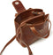 dR Amsterdam Schoudertas | Schoudertas dames | Crossbody tas dames | Handtassen dames | Leren schoudertas | Milan - 283701 Cognac
