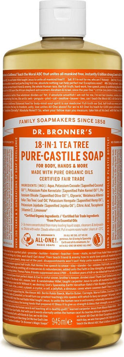 Dr. Bronner's - Vloeibare zeep Tea Tree