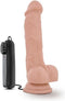 Dr. Skin - Dr. Tim Vibrator Met Zuignap 19 cm - Vanilla