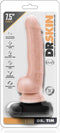 Dr. Skin - Dr. Tim Vibrator Met Zuignap 19 cm - Vanilla