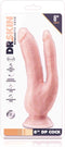 Dr. Skin - Dubbele Dildo 21 cm - Vanilla