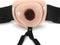 Dr. Skin - Holle Strap-On Dildo Met Harnas 16.5 cm - Beige