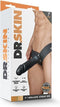 Dr. Skin - Holle Strap On Dildo Met Harnas 19 cm - Zwart