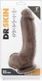 Dr. Skin - Mr. Mayor Dildo Met Zuignap 21 cm - Chocolate