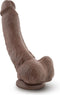 Dr. Skin - Mr. Mayor Dildo Met Zuignap 21 cm - Chocolate