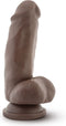 Dr. Skin - Mr. Smith Dildo Met Zuignap 19 cm - Chocolate