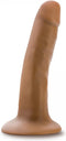 Dr. Skin - Realistische Dildo Met Zuignap 14 cm - Mocha