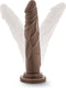 Dr. Skin - Realistische Dildo Met Zuignap 19 cm - Chocolate
