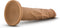 Dr. Skin - Realistische Dildo Met Zuignap 19 cm - Mocha