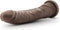 Dr. Skin - Realistische Dildo Met Zuignap 21 cm - Chocolate