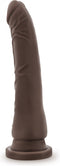 Dr. Skin - Realistische Dildo Met Zuignap 21 cm - Chocolate