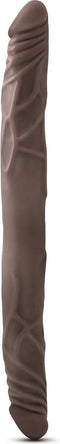Dr. Skin - Realistische Dubbele Dildo 35 cm - Chocolate