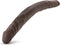 Dr. Skin - Realistische Dubbele Dildo 35 cm - Chocolate