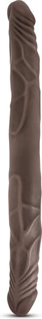Dr. Skin - Realistische Dubbele Dildo 35 cm - Chocolate