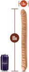 Dr. Skin - Realistische Dubbele Dildo 45 cm - Mocha