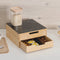 Luxe Capsulehouder voor koffiecups - Bamboe - Koffieapparaat stand met lade voor koffiecups - Stijlvolle koffiecupshouder
