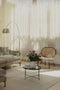 Zuiver Spike Loungestoel Naturel/Roze