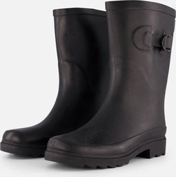 Xq Footwear Dames Regenlaars Riem Rubber Zwart - Laarzen - 38