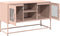 vidaXL - Tv-meubel - 100,5x39x60,5 - cm - staal - roze
