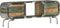vidaXL - Tv-meubel - 110x30x42 - cm - massief - gerecycled - hout - meerkleurig