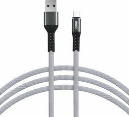 UNIQ - USB Type-C Kabel - 200 cm Snel Opladen - Grijs
