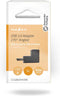 Nedis USB-A Adapter - USB 2.0 - USB-A Male - USB-A Female - 480 Mbps - Rond - Vernikkeld - PVC - Zwart - Doos