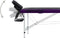 vidaXL - Massagetafel - inklapbaar - 2 - zones - aluminium - zwart - en - paars