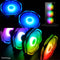 Earkings RGB Fan PC fan 120mm 4-pin High Airflow - Case Fan Computer behuizing ventilator fan Wit