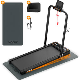 Moovv SmartStep Pro v3 Incline - Loopband Inklapbaar - 10% Hellingfunctie 1-12km/u - Walking Pad - Opvouwbare Wandelband Elektrisch